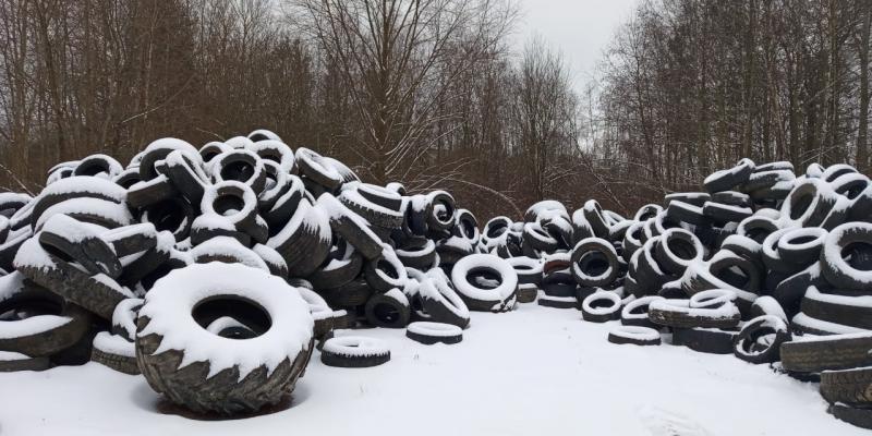 Nokian Tyres утилизировала 32 тонны старых шин с нелегальных свалок Московской области