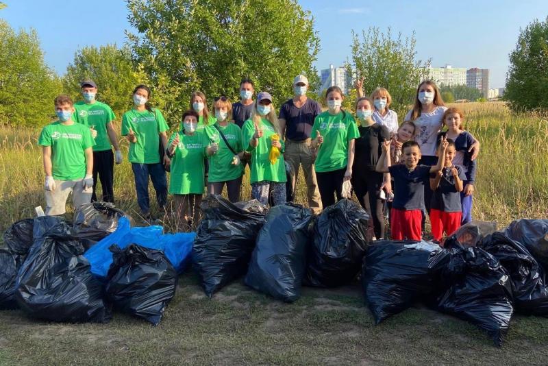 Под Нижнекамском собрали 60 мешков мусора в рамках экологической акции