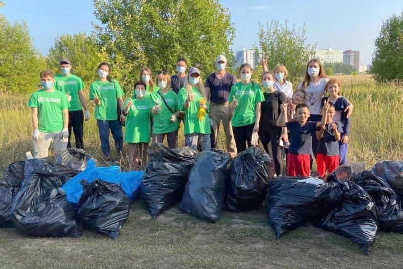 Под Нижнекамском собрали 60 мешков мусора в рамках экологической акции