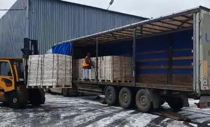 Из Мордовии на передовую доставлено 20 тонн древесного брикета